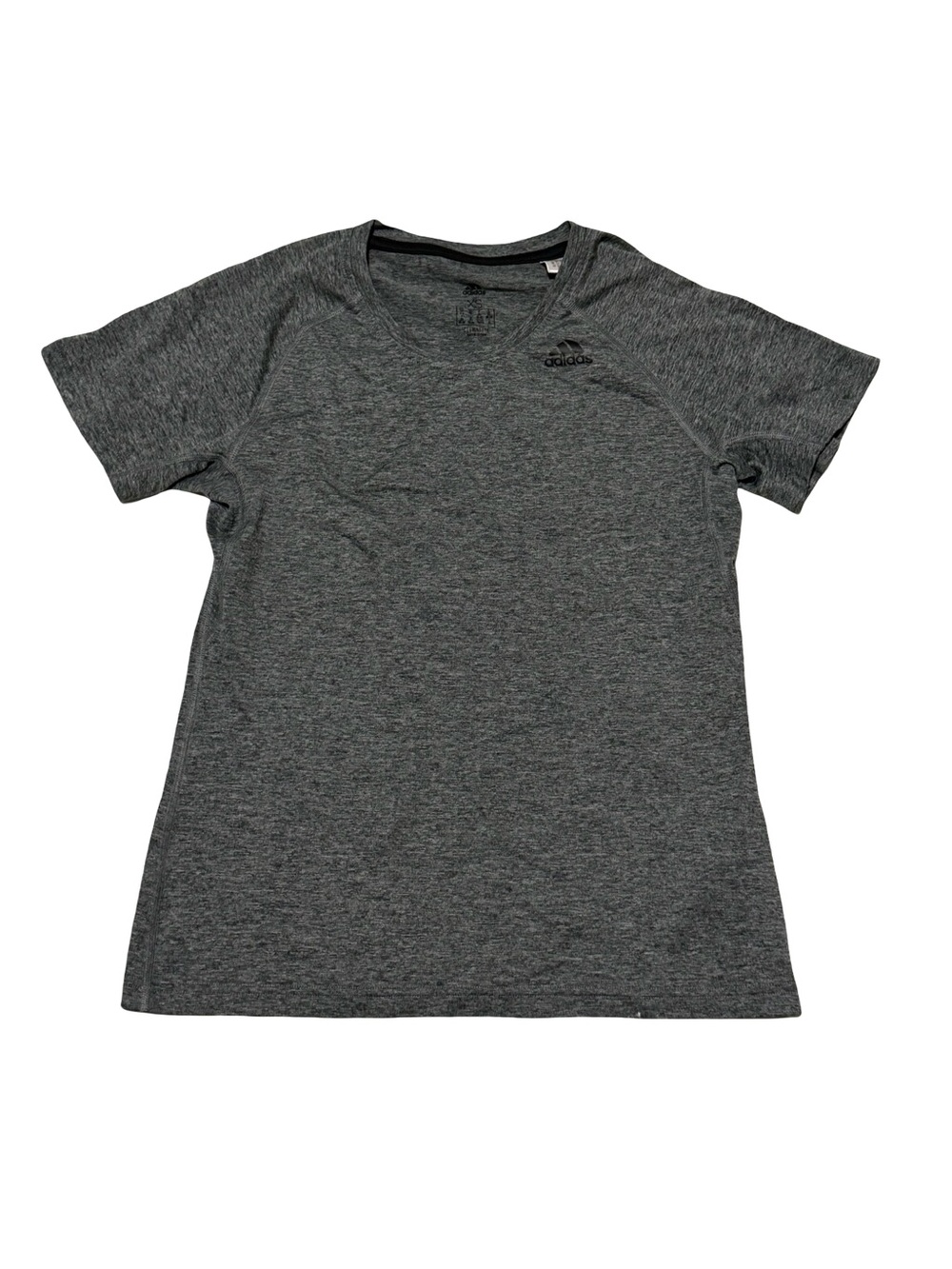 Adidas Heather Gray Athletic Tee XS